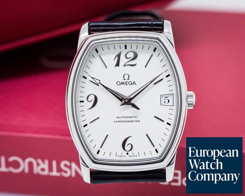 Image of Omega De Ville Tonneau White Dial
