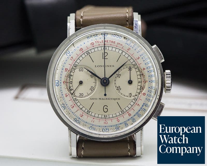 Image of Longines Rare Vintage 13ZN Chronograph SS