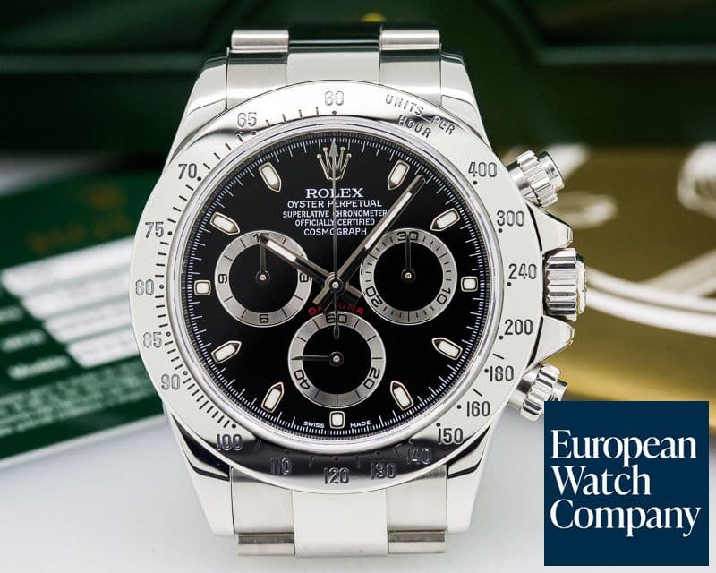 Image of Rolex Daytona SS Black Dial