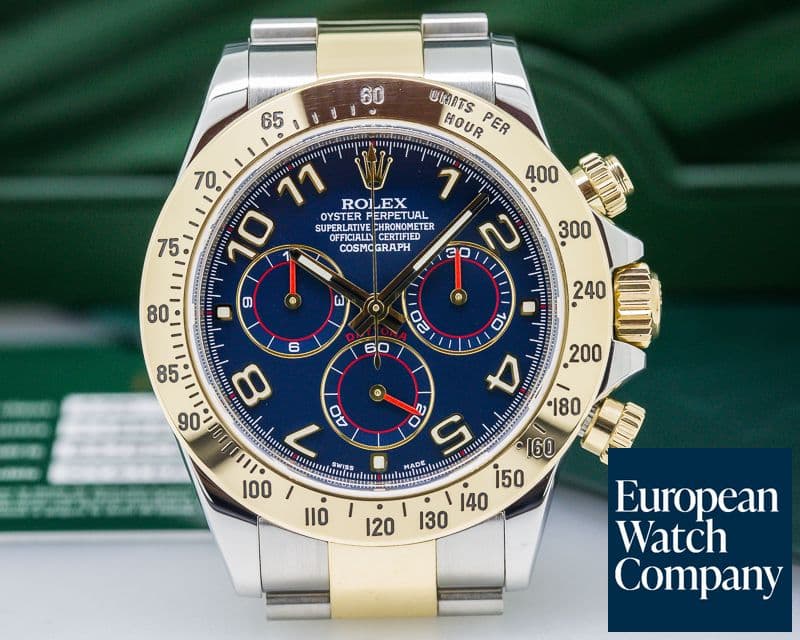 Image of Rolex Daytona Blue Dial 18K / SS 