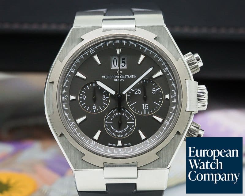 Image of Vacheron Constantin Overseas Chronograph SS Gray Dial / Rubber 