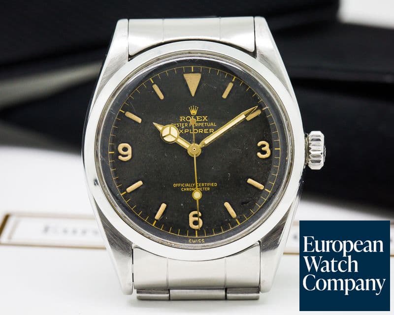 Image of Rolex Vintage Explorer I Gilt "Chapter Ring" Dial SS / SS