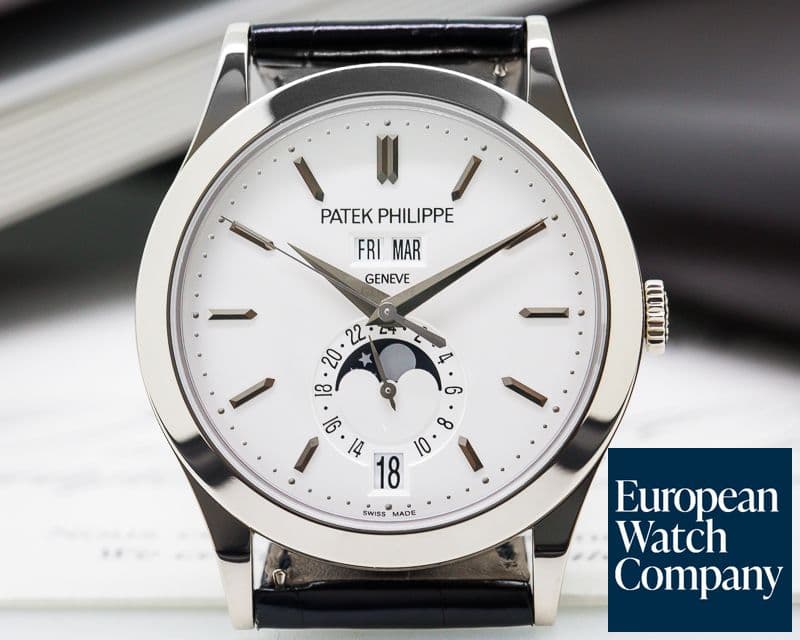 Image of Patek Philippe Annual Calendar Silver Dial 18K White Gold 