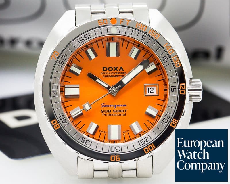 Image of Doxa SUB 5000T Professional 
SS Orange Dial Limited