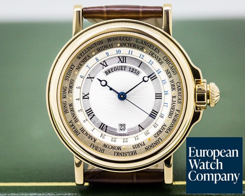Image of Breguet Marine Hora Mundi 18K Yellow Gold 