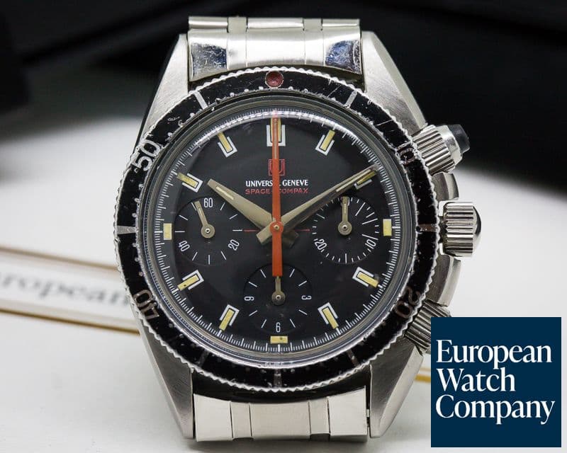 Image of Universal Geneve Vintage Space Compax MK2 SS VERY NICE 
