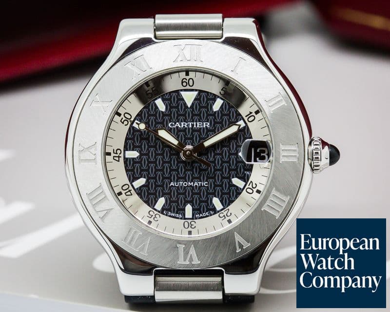 Image of Cartier Autoscaph 21 SS / Rubber