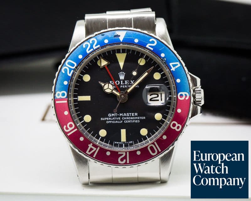 Image of Rolex GMT Master 1675 Blue / Red "Pepsi Bezel" CLEAN