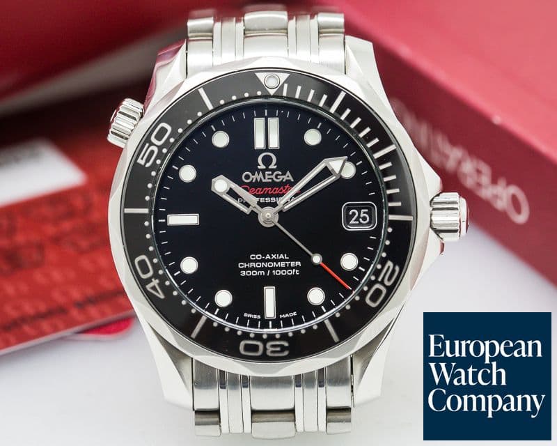 Image of Omega Seamaster Professional SS Co-Axial Mid Size Black Ceramic Bezel