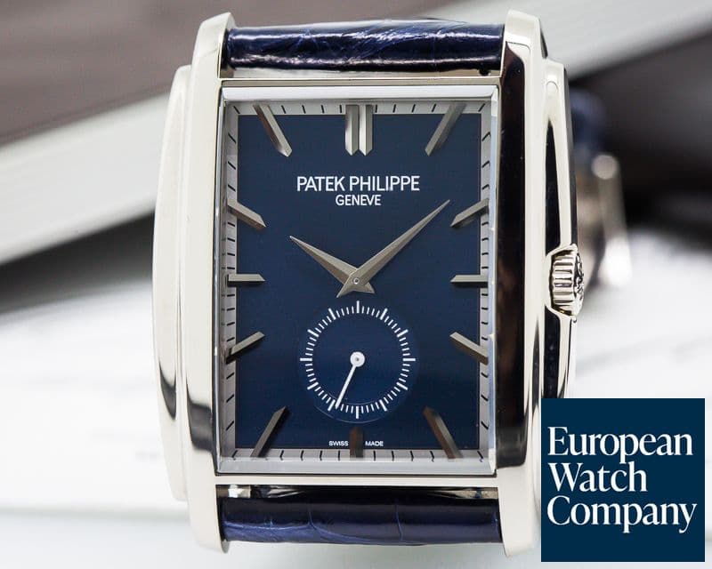 Image of Patek Philippe Gondolo 18K White Gold Blue Dial Manual Wind 