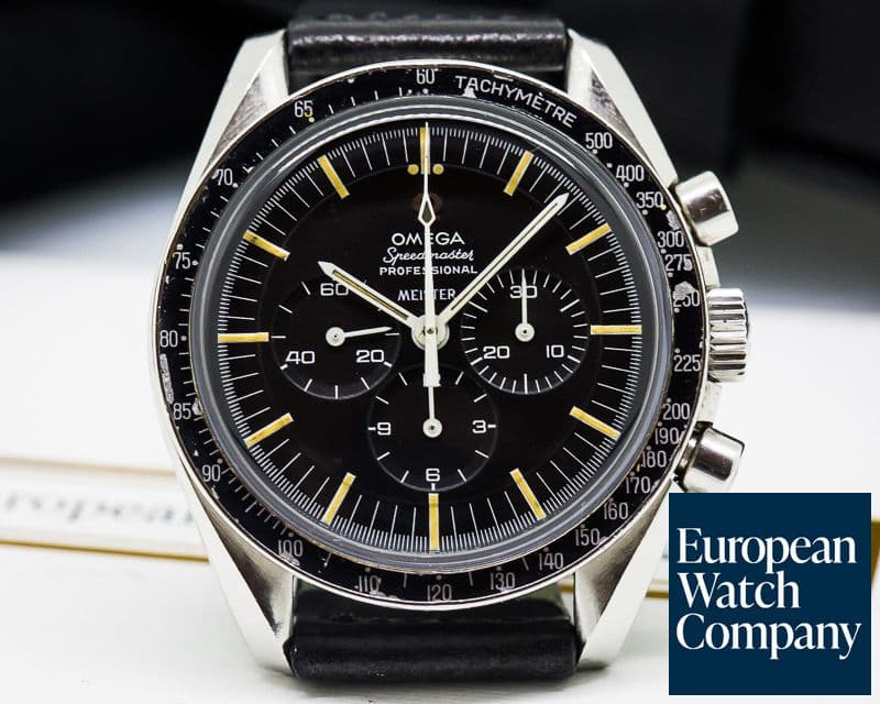 Image of Omega Vintage Speedmaster Pre-Moon Transitional Meister Stamp Dial SS / SS