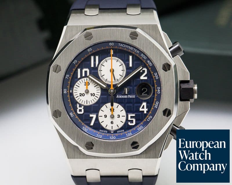 Image of Audemars Piguet Royal Oak Offshore Blue Dial SS / Rubber