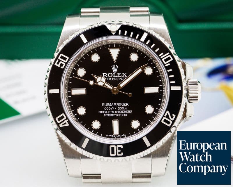 Image of Rolex Submariner No Date Ceramic Bezel SS