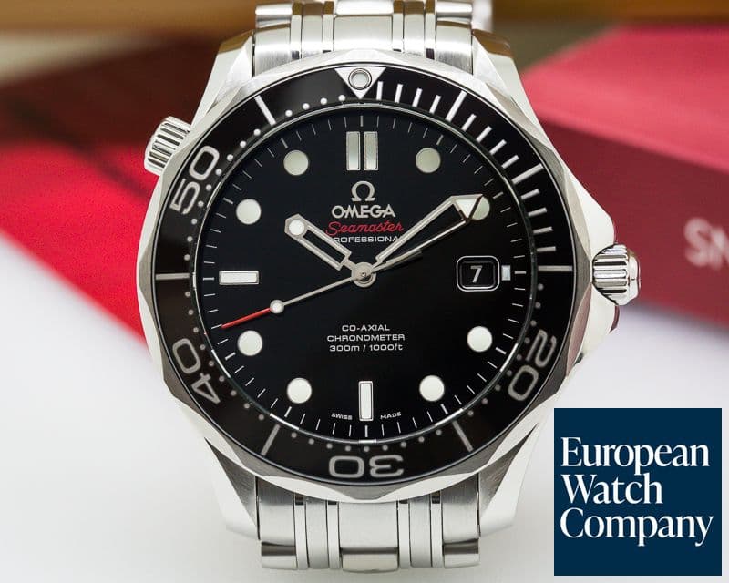 Image of Omega Seamaster Professional SS Co-Axial Black Ceramic Bezel