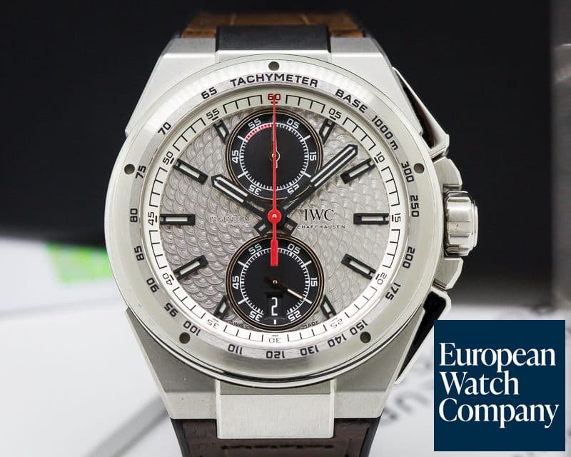 Image of IWC Ingenieur Chronograph Silberpfeil Limited Edition SS / Leather 