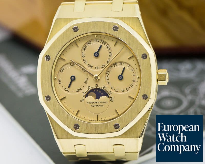 Image of Audemars Piguet Royal Oak Perpetual Calendar 18K Yellow Gold / Champagne