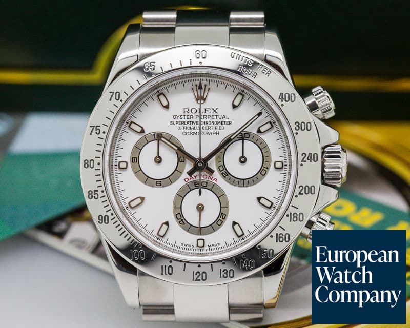 Image of Rolex Daytona White Dial SS / SS 