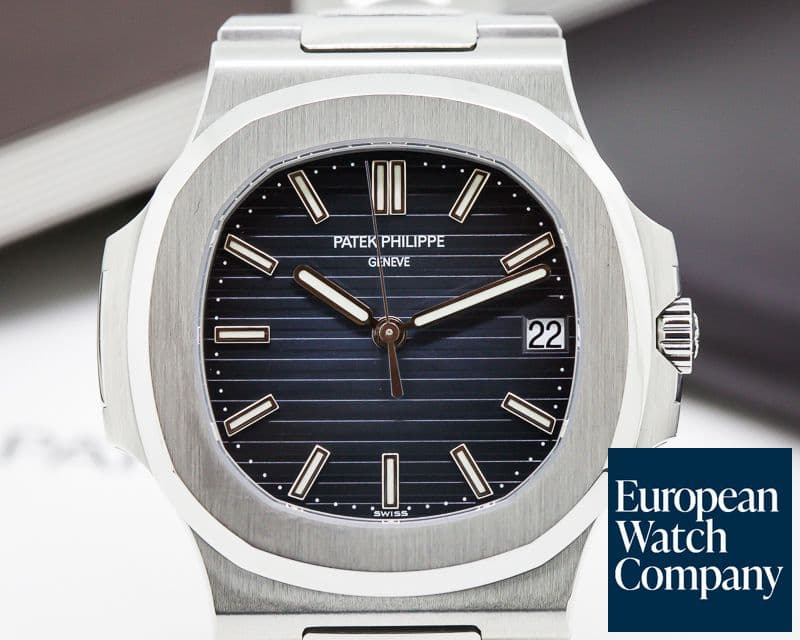 Image of Patek Philippe Jumbo Nautilus Blue Dial SS 