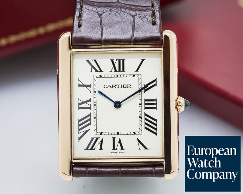 Image of Cartier Tank Louis Cartier XL Manual Wind 18K Rose Gold