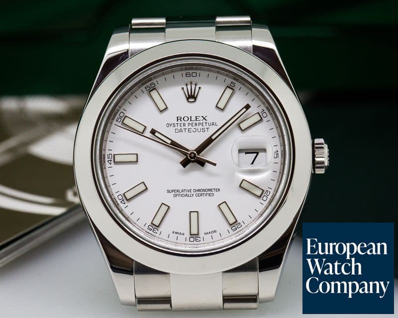 Image of Rolex Datejust II SS White Dial 