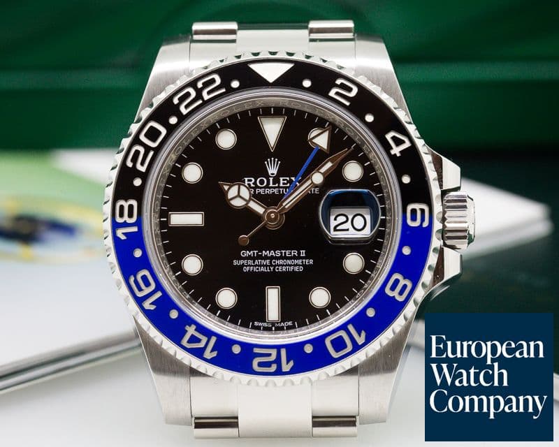 Image of Rolex GMT Master II Ceramic Black & Blue SS 