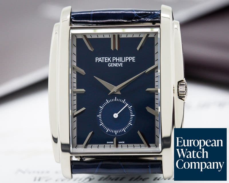 Image of Patek Philippe Gondolo 18K White Gold Blue Dial Manual Wind 