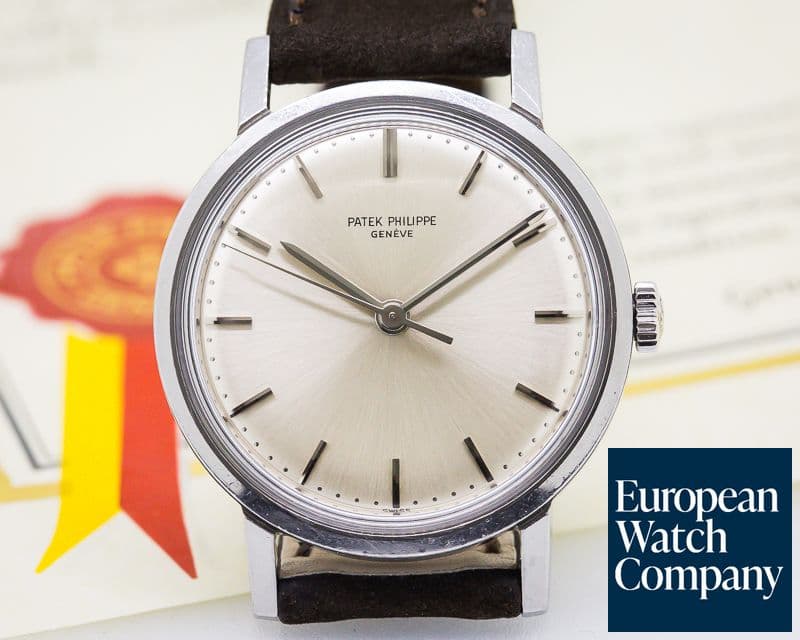 Image of Patek Philippe Vintage Stainless Steel 3483 / Center Sweep Seconds 