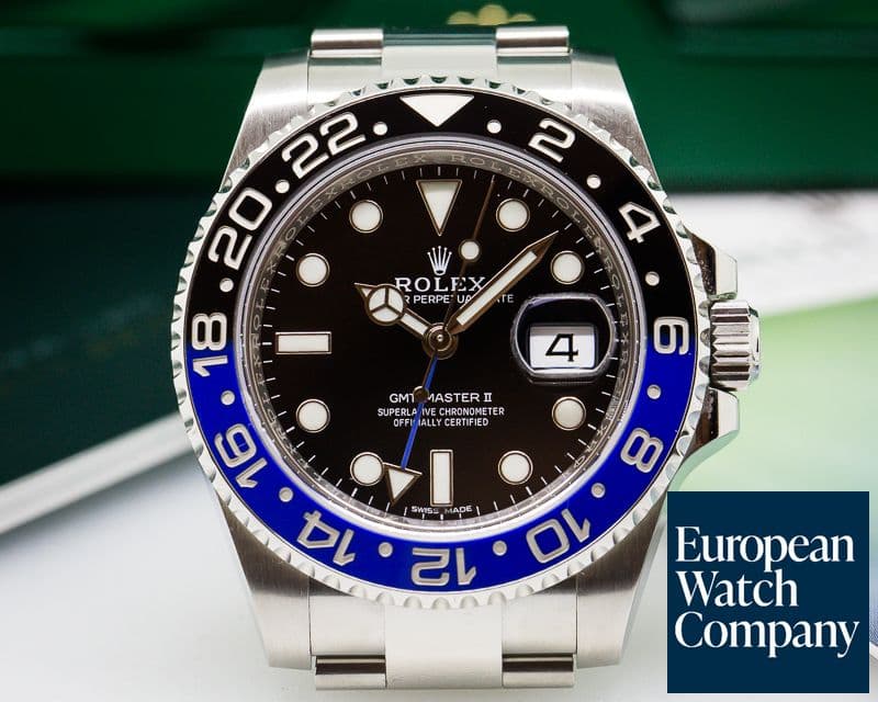 Image of Rolex GMT Master II Ceramic Black & Blue SS 