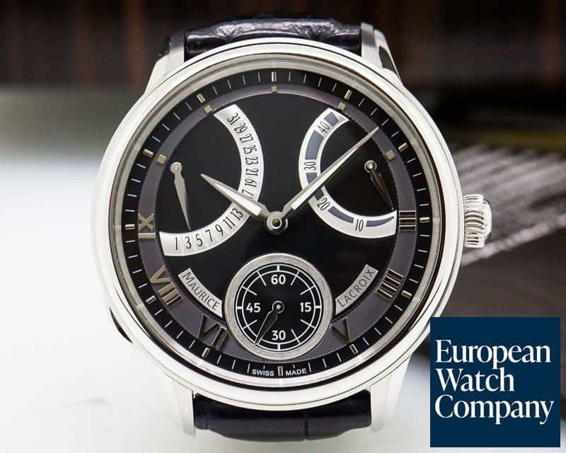 Image of Maurice Lacroix Masterpiece Calendier Retrograde Manual Wind SS