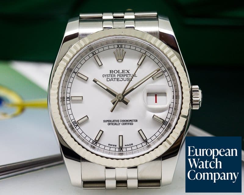 Image of Rolex Datejust SS Jubilee White Dial 