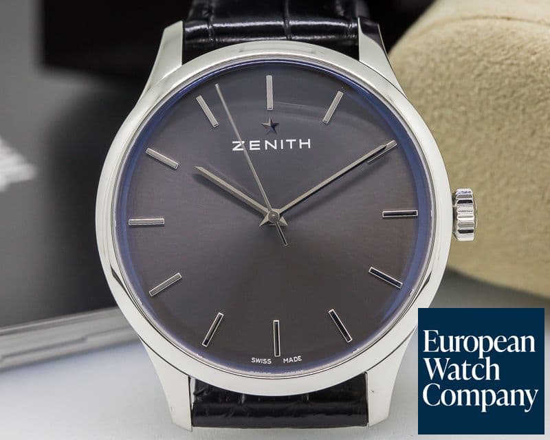 Image of Zenith Heritage Port Royal Manual Wind SS Grey Dial 
