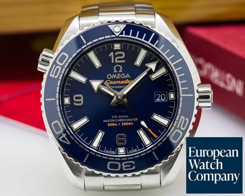 Image of Omega Seamaster Planet Ocean Co-Axial Blue Dial SS / SS
