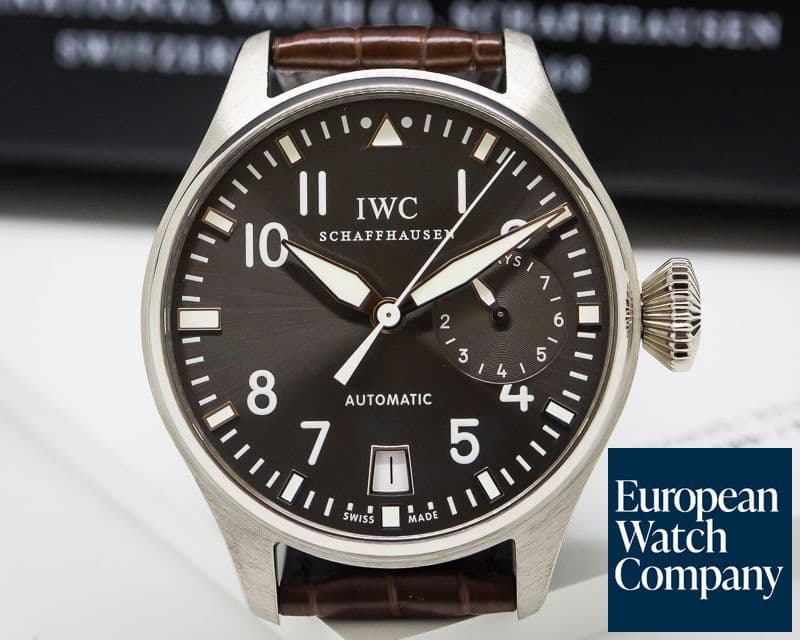 Image of IWC Big Pilot Grey Dial 18K White Gold 