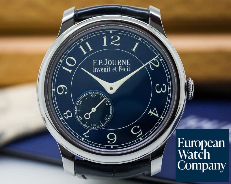 Image of F. P. Journe Chronometre Bleu Tantalum Blue Dial 