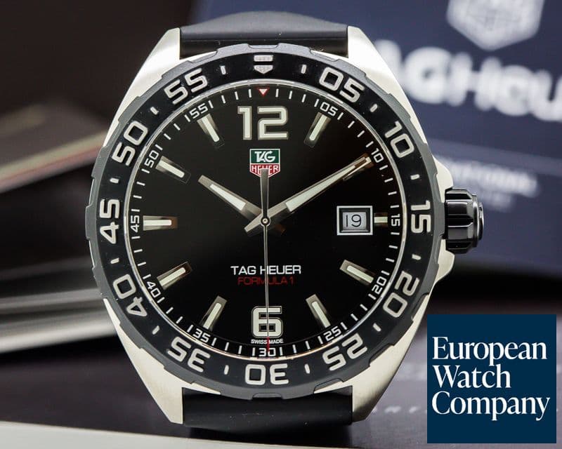 Image of TAG Heuer Formula 1 Black Dial SS / Rubber UNWORN