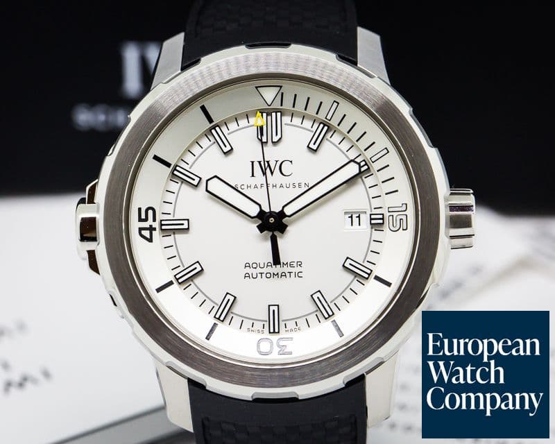 Image of IWC Aquatimer Automatic Silver Dial SS / Rubber UNWORN