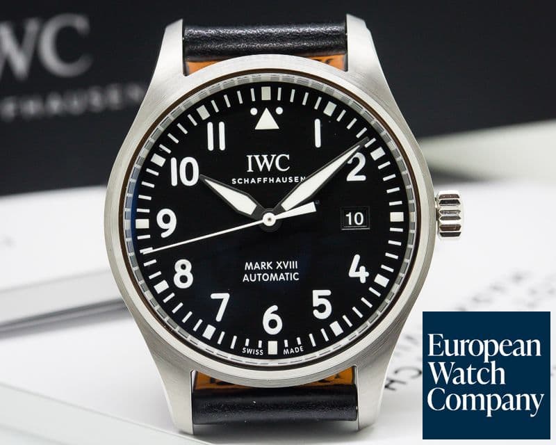 Image of IWC Mark XVIII Black Dial SS UNWORN