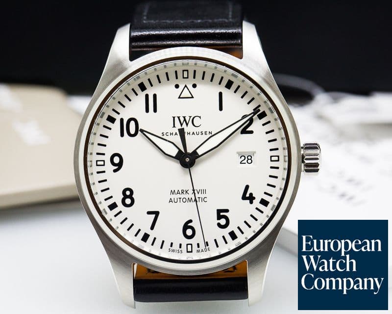 Image of IWC Mark XVIII Silver Dial SS UNWORN