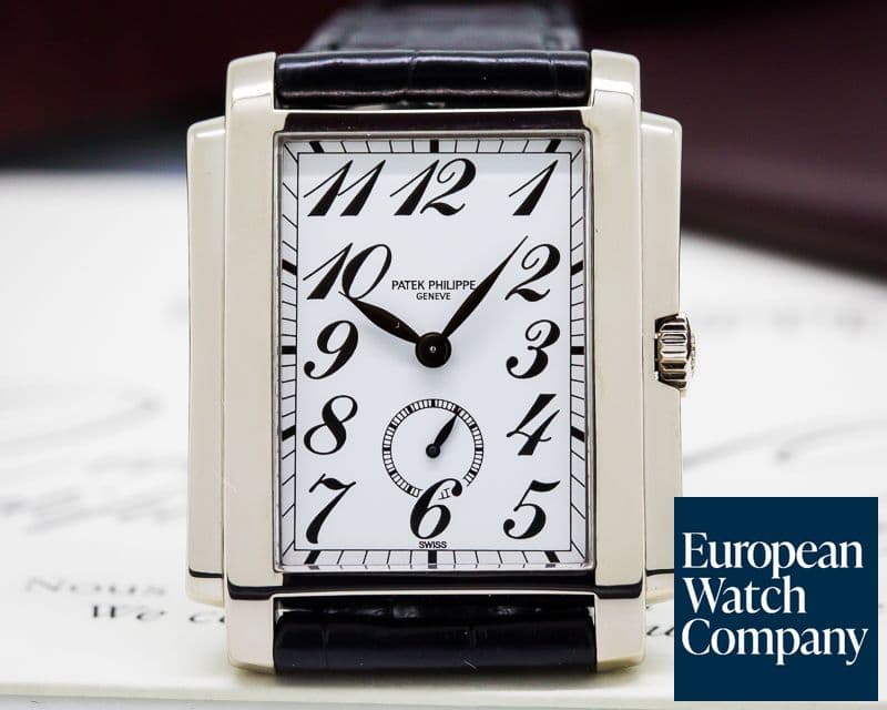 Image of Patek Philippe Gondolo White Dial Arabic Numerals 18K White Gold