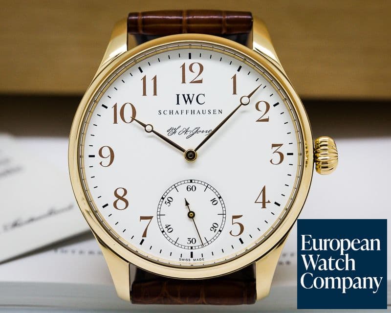 Image of IWC Portuguese FA Jones Limited Edition 18K Rose Gold