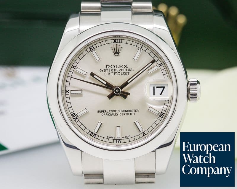 Image of Rolex Ladies Rolex Datejust White Index Dial