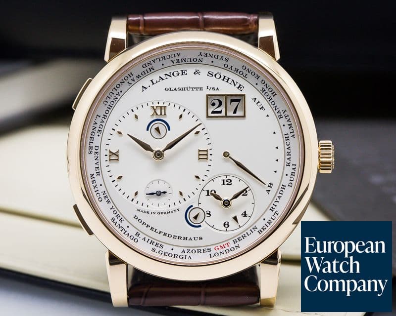 Image of A. Lange and Sohne Lange 1 Time Zone 18K Rose Gold UNWORN