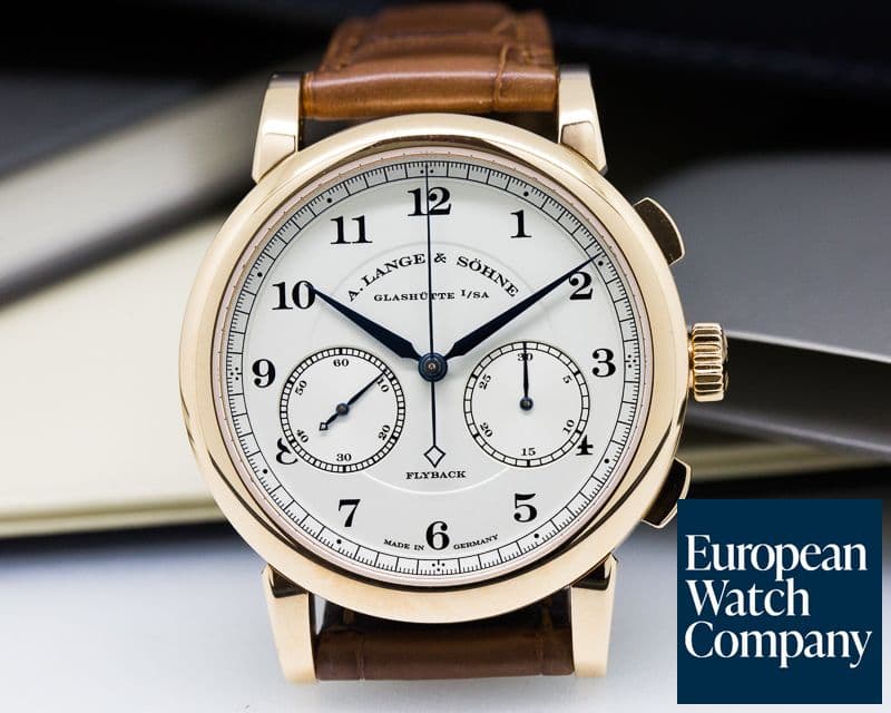 Image of A. Lange and Sohne 1815 Chronograph 18K Rose Gold Silver Dial UNWORN  