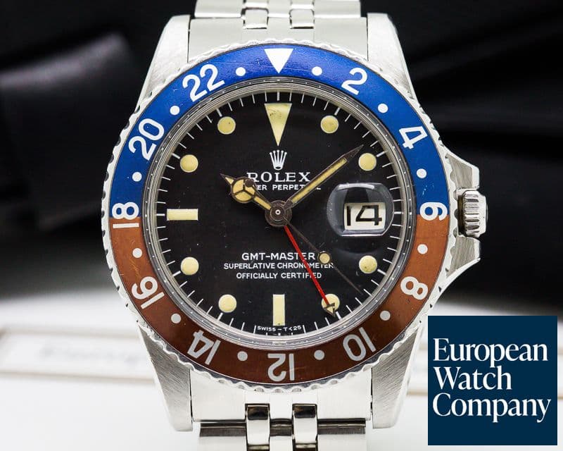 Image of Rolex Vintage GMT Master FIRST SERIES Matte Dial Small Triangle 