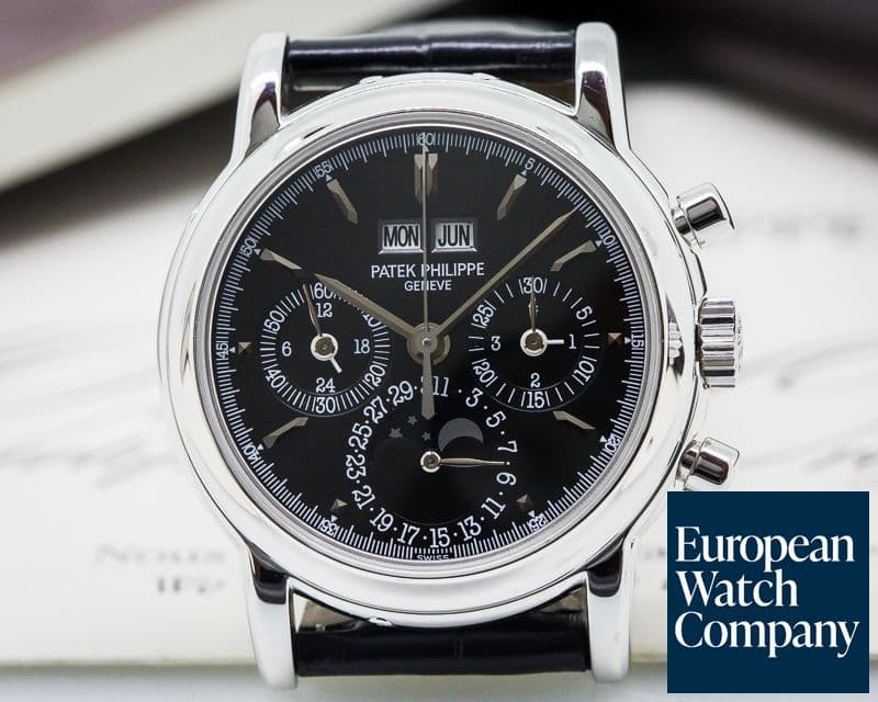 Image of Patek Philippe Perpetual Calendar Chronograph 18K White Gold / Black Dial