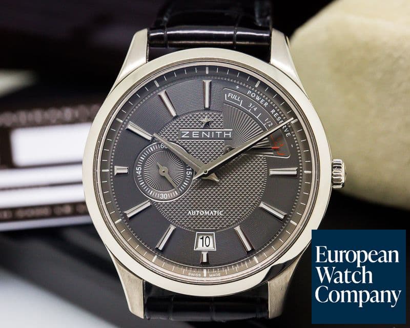 Image of Zenith Captain Power Reserve
18K WG Grey Dial 40MM