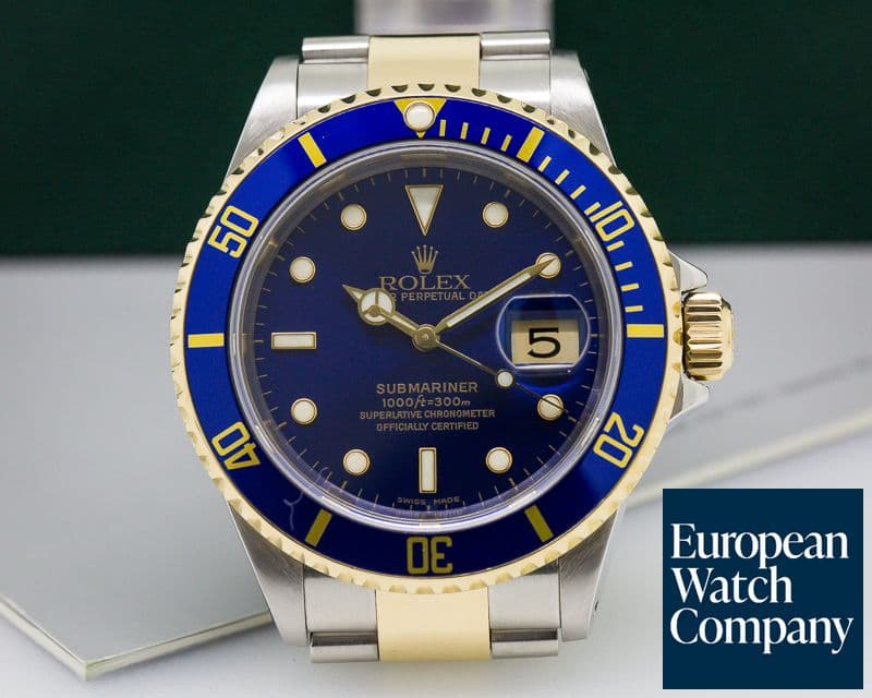 Image of Rolex Submariner Blue Dial SS / 18K