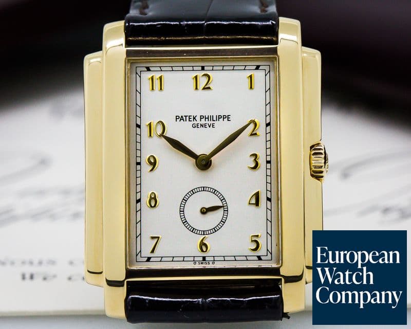 Image of Patek Philippe Gondolo Silver Dial Arabic Numerals 18K Yellow Gold