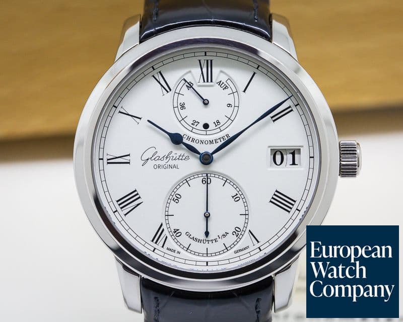 Image of Glashütte Original Senator Chronometer 18K White Gold