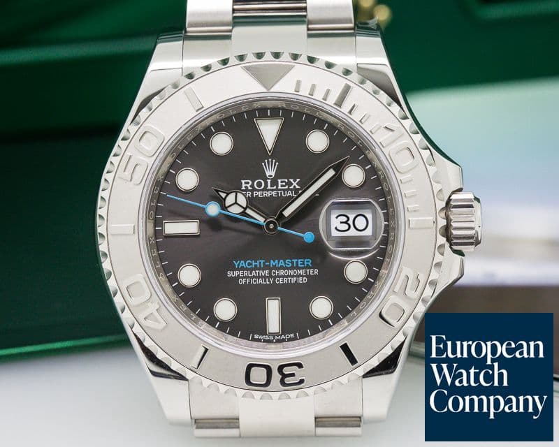 Image of Rolex Yacht Master SS Rhodium Dial / Platinum Bezel